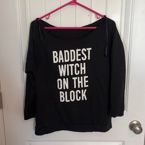 Halloween off the shoulder shirt